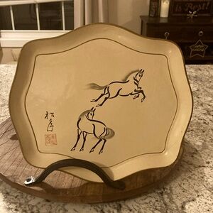 Japanese horse tray